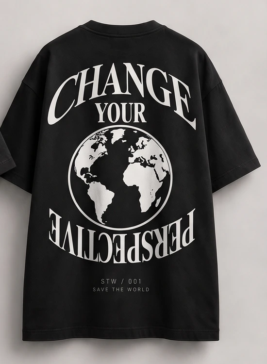 Retro della T-shirt STW / 001 Change Your Perspective